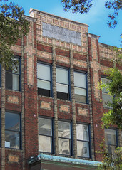 historic brick facade / Savannah Georgia