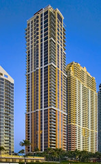 The Mansions at Acqualina, 17749 Collins Avenue, City of Sunny Isles Beach, Miami-Dade County, Florida, USA / Built: 2015 / Architect: Cohen, Freedman, Encinosa & Associates / Floors: 47 / Height: 643 ft. / Units: 79 / Developer: LPLA Partners