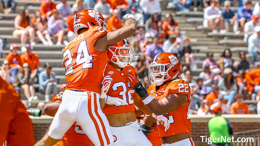 Clemson Football Photo of Jamal Anderson and Tyler Venables