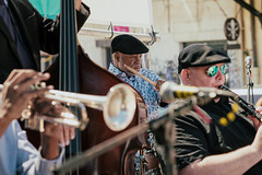 French Quarter Fest 2024 - Joe Lastie with Rickie Monie and the Traditional Jazz Ramblers