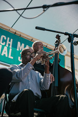 French Quarter Fest 2024 - Jamil Sharif with Rickie Monie and the Traditional Jazz Ramblers