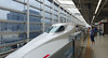 Shinkansen bullet train at Kyoto Station