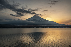 Mt. Fuji of Lake Yamanaka, Yamanashi Prefecture, Japan