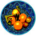Oranges and Figs in a Turkish bowl