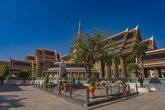 Wat Ratchabophit Sathitmahasimaram Ratchaworawihan in old town of Bangkok, Thailand