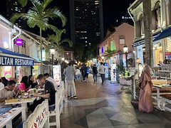 The Arabic (Turkish mostly) restaurants seemed to be filling up