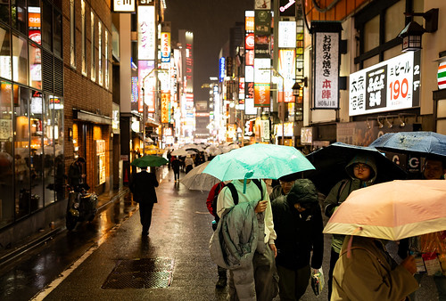 Shinjuku in the Rain
