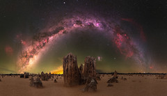 Milky Way at The Pinnacles Desert, Western Australia