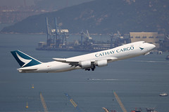 B-LJN, Boeing 747-8F, Cathay Cargo, Hong Kong