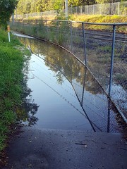 Djerring Trail flooded again near Huntingdale station