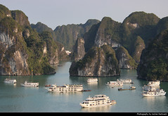 View from Ti Top Viewpoint, Halong Bay, Vietnam