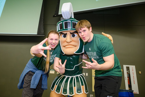Spartan Spring Day of Service with President Guskiewicz, April 2024