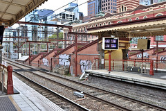 West end of Platforms 7 and 8 at Flinders Street Station, Melbourne