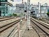 Train tracks in Tokyo