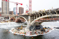 3rd Ave Bridge Reconstruction - Minneapolis, MN - Winter 2022