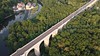 Neie rail bridge Grlitz-Zgorzelec - drone picture - looking north east towards Poland