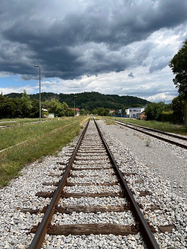 Cross border track between Gorizia and Nova Gorica, through Vrtojba