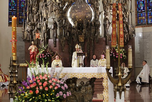 Msza św. w Katedrze Łomżyńskiej, Zebranie Plenarne COMECE (Łomża, 17.04.2024 r.)