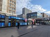 Trams in Alexanderplatz