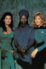 Whoopi Goldberg, Marina Sirtis and Gates McFadden in Star Trek - The Next Generation (1988-1993)