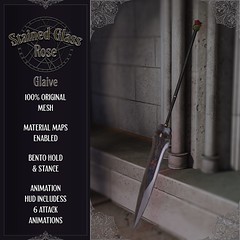 Stained Glass Rose Glaive Ad