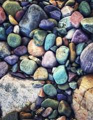 Seeing stones in Missoula, Montana.