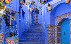 Blue Alley of Chefchaouen Morocco