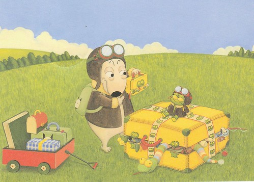 Illustration de Yuka Shimada tir?e de Bam and Kero go flying