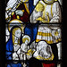Fairford, St Mary's church, window nIII detail