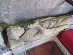 15th Century Effigy in the Chancel of All Saints' Church, Sutton Courtenay, Oxfordshire, 20 April 2024