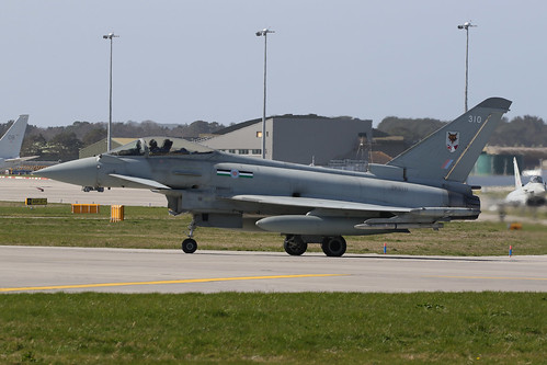 Typhoon FGR4 ZK310 '310', 12 Sqn mks, Lossie.13.04.24