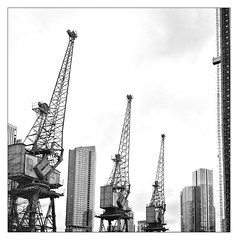 The Old Dockyard Cranes (Canary Wharf)
