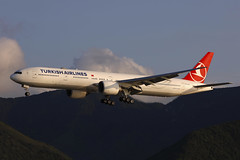TC-LJH, Boeing 777-300Er, Turkish Airlines, Hong Kong