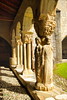 Pilar de los Cuatro Evangelistas del claustro de la Catedral de Nuestra Seora de Saint Bertrand de Comminges.Francia.