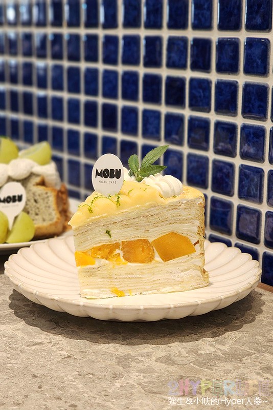 MOBU CAFE│人氣甜點工作室終於有實體店啦，台中北區讓人驚艷的千層和戚風蛋糕！午餐時段也有日式定食可享用～ @強生與小吠的Hyper人蔘~