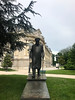 Bronze Statue Winston Churchill Paris Historical