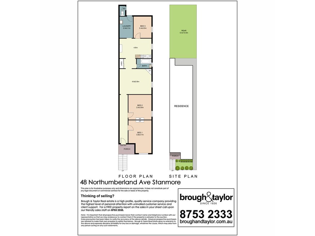 48 Northumberland Avenue, Stanmore NSW 2048 floorplan