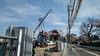 Tower Crane Being Assembled near Equestrian Park