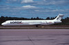Nordic East International Airways McDonnell-Douglas DC-9-82 SE-DID June 1992 ARN