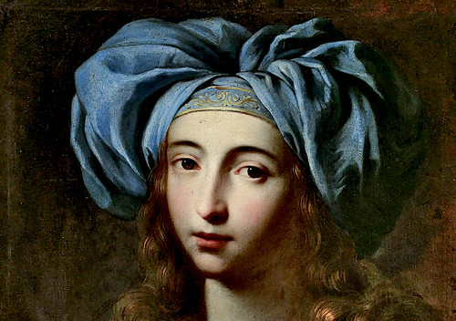 Ginevra Cantofoli - Junge Frau in orientalischer Kleidung, detail 13cs - Bologna, Cassa di Risparmio
