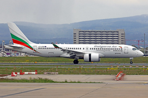 Bulgaria Air Airbus A220-300 LZ-LON FRA 21-04-24