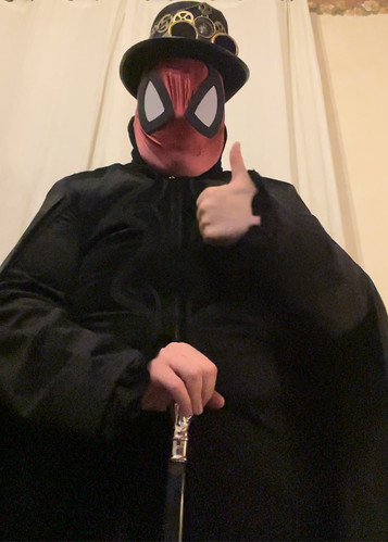 Lord Spiderbat Cosplay at home