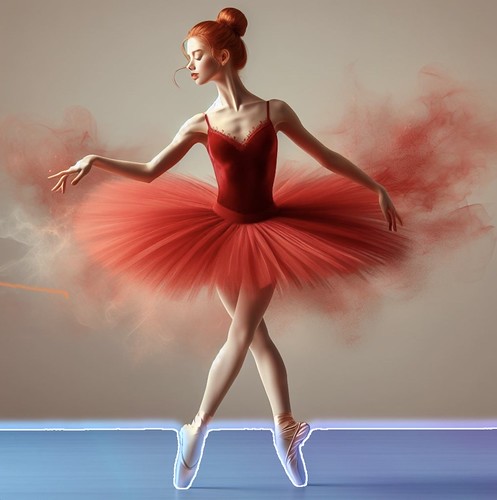 Ballerina En Pointe \|/ Variation On A Theme