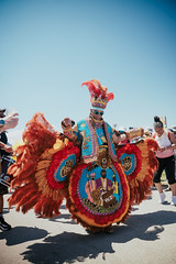 Jazz Fest - Day 1 - Big Chief Dow & the Timbuktu Warriors and Cheyenne Mardi Gras Indians