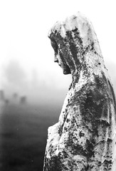 Statue Profile, Cemetery, Midwest, USA