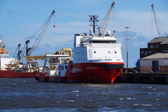 DSC02789. Offshore Supply Ship - GEO OCEAN 111 at the Corporation Quay, River Wear, Port of Sunderland