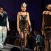 Models for Christy Ruby's CRuby Designs on the runway at Native Nations Fashion Night in Minneapolis