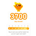 3700 Day Duolingo Streak