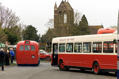 Midland Red rears, Wythall, March 2024