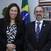 26/04/2024 - Ministra da Gestão e da Inovação, Esther Dweck, durante reunião com o ministro da CGU, Vinícius de Carvalho